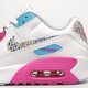 Vaikiški kedai NIKE AIR MAX 90 LTR SE dv1843-100 spalva balta