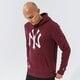 Vyriškas džemperis NEW ERA DŽEMPERIS SU GOBTUVU NYY MRN MLB APPAREL NEW YORK YA 11863699 spalva tamsiai raudona