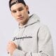 Vyriškas džemperis CHAMPION DŽEMPERIS SU GOBTUVU HOODED SWEATSHIRT 218282em021 spalva pilka