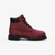 TIMBERLAND PREMIUM 6 INCH WP BOOT  a1o82 spalva tamsiai raudona
