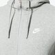 Vyriškas džemperis NIKE DŽEMPERIS M NSW HOODIE FZ FLC CLUB 804389063 spalva pilka