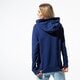 Moteriškas džemperis ADIDAS DŽEMPERIS TREFOIL HOODIE ADICOLOR dv2568 spalva tamsiai mėlyna