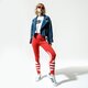 Moteriškos kelnės ADIDAS TAMPRĖS LRG LOGO TIGHT fq6821 spalva raudona