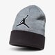 Vaikiška kepurė JORDAN KEPURĖ  ŽIEMINĖ BEANIE GRAPHIC aa1302091 spalva pilka