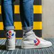 Moteriški kedai CONVERSE PRO LEATHER GOLD STANDARD 170240c spalva balta