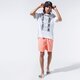 Vyriški šortai ADIDAS ŠORTAI 3 STRIPE SWIMS fm9877 spalva oranžinė
