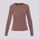 Moteriški marškinėliai NIKE MARŠKINĖLIAI LS TEE RIB TIGHT W NSW ih7691-502 spalva ruda