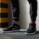 Vyriški kedai AIR JORDAN 1 MID 554724-060 spalva juoda