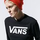Moteriški marškinėliai VANS MARŠKINĖLIAI FLYING V LS vn0a3ulgblk1 spalva juoda