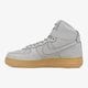NIKE AIR FORCE 1 HIGH WB BG 922066-002 spalva pilka