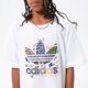 Vaikiški marškinėliai ADIDAS MARŠKINĖLIAI LOVEUNI TREF T GIRL hg3898 spalva balta