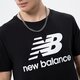 Vyriški marškinėliai NEW BALANCE MARŠKINĖLIAI ESSENTIALS   STACKED LOGO TEE mt01575bk spalva juoda