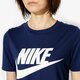 Moteriški marškinėliai NIKE MARŠKINĖLIAI SS NSW ESSNTL TEE HBR 829747429 spalva tamsiai mėlyna