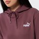 Moteriškas džemperis PUMA DŽEMPERIS SU GOBTUVU   ESS+ EMBROIDERY HOODIE FL 670004 75 spalva tamsiai raudona