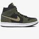 Moteriški kedai WMNS AIR JORDAN 1 MID  bq6472-030 spalva žalia