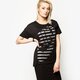 Moteriški marškinėliai NIKE MARŠKINĖLIAI TEE-STRIPE 726080010 spalva juoda