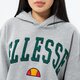 Moteriškas džemperis ELLESSE DŽEMPERIS SU GOBTUVU   RAMO CROP HOODY GREY MRL sgp15918112 spalva pilka