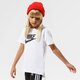 Vaikiški marškinėliai NIKE MARŠKINĖLIAI SPORTSWEAR GIRL ar5088-112 spalva balta