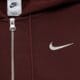 Moteriškas džemperis NIKE DŽEMPERIS UŽSEGAMAS W   NSW PHNX FLC FZ OS HOODIE dq5758-654 spalva tamsiai raudona