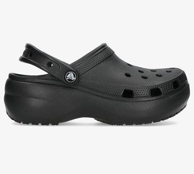 classic platform clog white