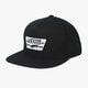 Vaikiška kepurė su snapeliu VANS KEPURĖ FULL PATCH SNAPBACK BLACK vqpu9rj spalva juoda