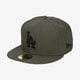 Vyriška kepurė su snapeliu NEW ERA KEPURĖ ESSENTIAL 59FIFTY LA DODGERS LA DODGERS 12285501 spalva rusvai žalsva