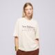 Moteriški marškinėliai NEW BALANCE MARŠKINĖLIAI TRACKSIDE   OVERSIZED MARŠKINĖLIAI wt6297mklit spalva rusvai gelsva