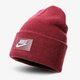 Vaikiška kepurė NIKE KEPURĖ  ŽIEMINĖ U NSW CUFFED BEANIE FUT FLASH da2021-638 spalva tamsiai raudona