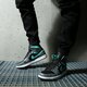 Vyriški kedai AIR JORDAN 1 MID 554724-063 spalva pilka