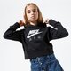 Vaikiškas džemperis NIKE DŽEMPERIS SU GOBTUVU AIR cz6234-010 spalva juoda