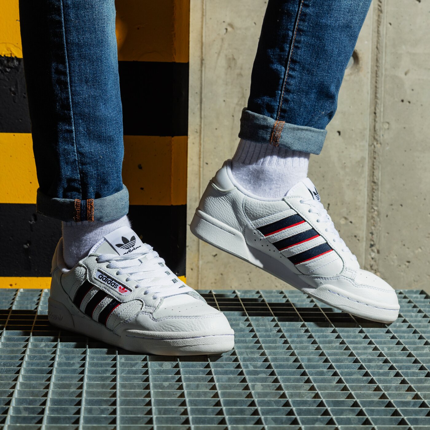 adidas continental 80 stripes