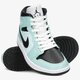 Moteriški kedai AIR JORDAN 1 MID  bq6472-300 spalva žalia