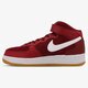 Vyriški kedai NIKE AIR FORCE 1 MID '07  315123608 spalva tamsiai raudona