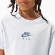 Vaikiški marškinėliai NIKE MARŠKINĖLIAI G NSW TEE NIKE AIR BF G do1341-085 spalva mėlyna