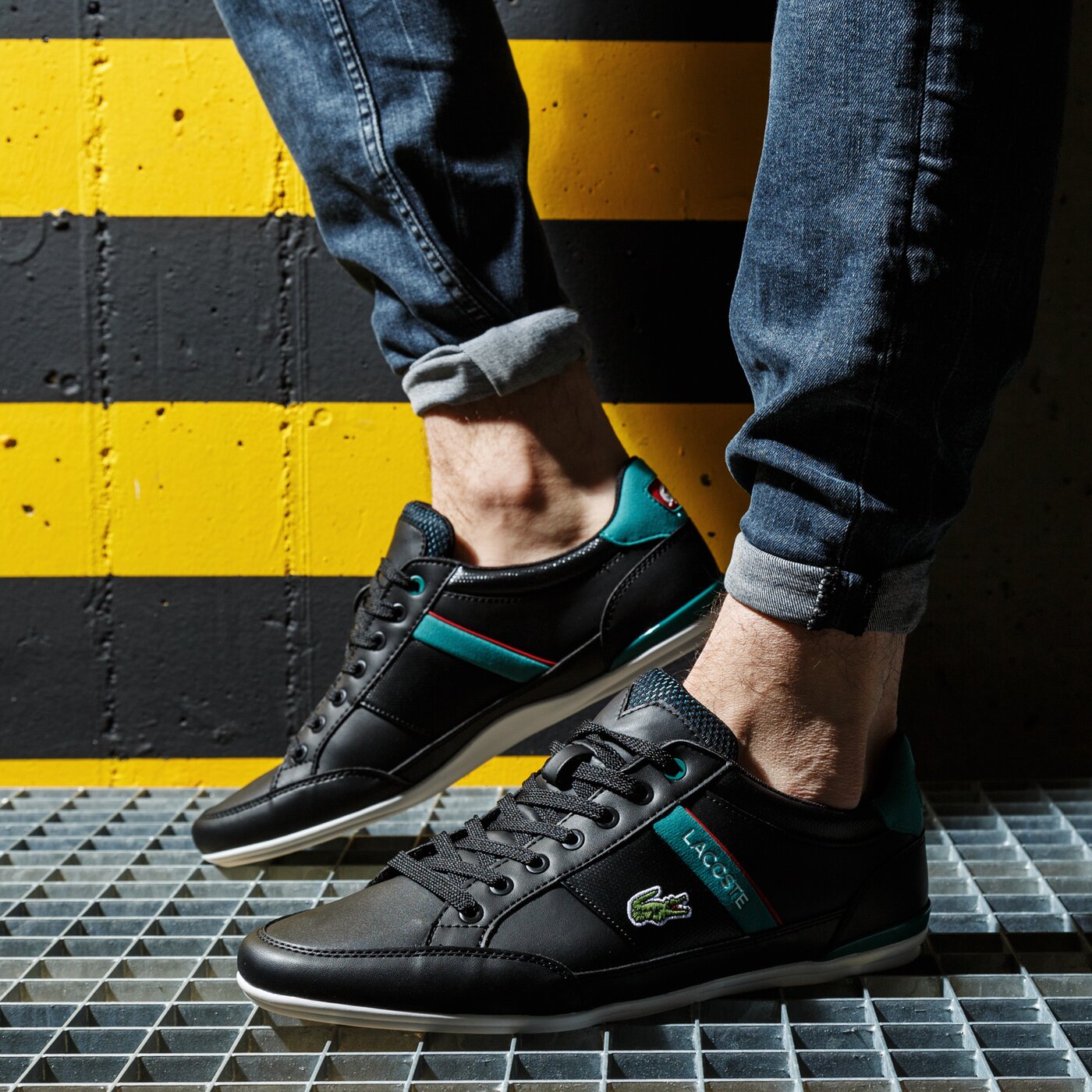 Lacoste Chaymon 0121 1 CMA Synthetic Men's Shoes White-Black