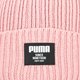 Vaikiška kepurė PUMA KEPURĖ  ŽIEMINĖ RIBBED CLASSIC BEANIE 2283103 spalva rožinė