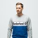 Vyriškas džemperis TIMBERLAND DŽEMPERIS CUT &   SEW LINEAL LOGO SWEATSHIRT tb0a1o9ux361 spalva pilka
