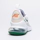 Vaikiški kedai NIKE AIR MAX 270 GS dx3063-100 spalva balta