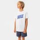 Vaikiški marškinėliai NIKE MARŠKINĖLIAI U NSW TEE CORE BRANDMARK 4 BOY do1825-100 spalva balta