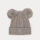 Moteriška kepurė NEW ERA KEPURĖ WMNS DOUBLE POM NYY HGR NEW YORK YANKEES HGR 60284834 spalva pilka