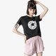 Moteriški marškinėliai CONVERSE MARŠKINĖLIAI SS SEASONAL CHUCK PATCH PALM FILL TEE 10017791-a01 spalva juoda