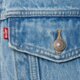 Moteriška pavasarinė striukė LEVI'S STRIUKĖ 90S WESTERN PIECED TRCKR WORN IN 003rs-0000 spalva mėlyna
