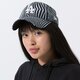 Moteriška kepurė su snapeliu NEW ERA KEPURĖ WMNS ANIMAL PRINT 940 ZEBRA LOS ANGELES DODGE 60240402 spalva juoda