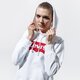 Moteriškas džemperis LEVI'S DŽEMPERIS SU GOBTUVU GRAPHIC SPORT HOODIE 35946-0010 spalva balta