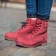 TIMBERLAND PREMIUM 6 INCH BOOT - W  a148z spalva raudona