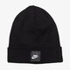 Vaikiška kepurė NIKE KEPURĖ  ŽIEMINĖ FUTURA BEANIE RED 803732010 spalva juoda