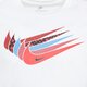 Vyriški marškinėliai NIKE MARŠKINĖLIAI SPORTSWEAR SWOOSH dn5243-100 spalva balta