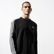 Vyriškas džemperis ADIDAS DŽEMPERIS 3-STRIPES CREW dv1555 spalva juoda