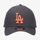Vyriška kepurė su snapeliu NEW ERA KEPURĖ 9FORTY LA DODGERS GRH LOS ANGELES DODGERS GRH 60141857 spalva pilka