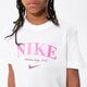 Vaikiški marškinėliai NIKE GIRLS' TREND BOYFRIEND MARŠKINĖLIAI JUNIOR GIRL dv6137-133 spalva rusvai gelsva